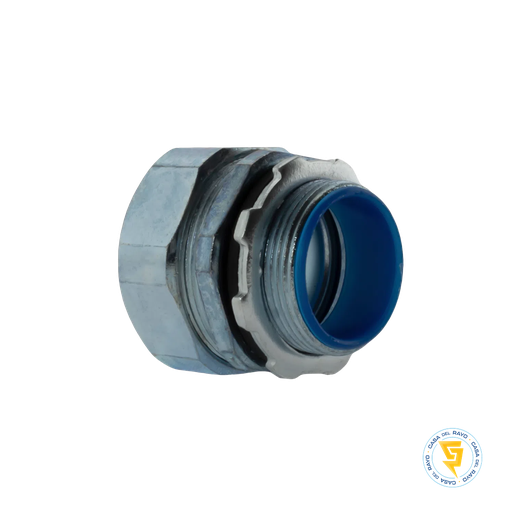 [8000FT1324] CONECTOR RECTO 25MM P/ FLEXIBLE GALVANIZADO