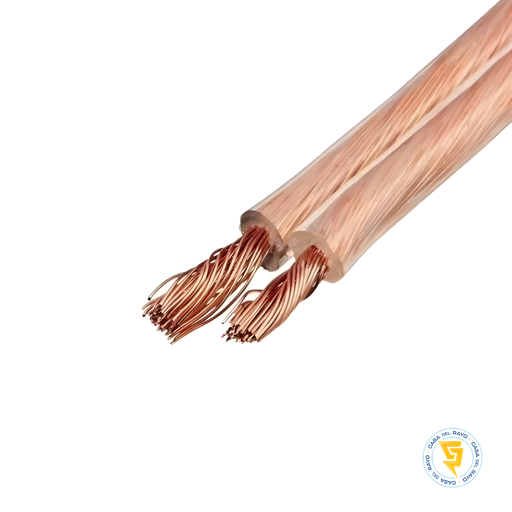 [0607407] CABLE PARALELO 2X20AWG TRANSPARENTE