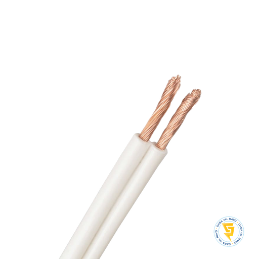 [0607402] CABLE PARALELO 2x20AWG BLANCO