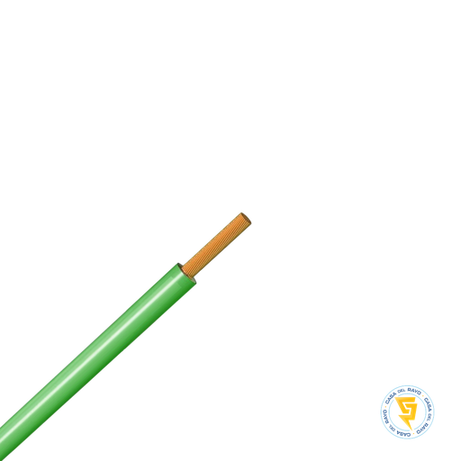[H07Z1-K] CABLE EVA LIBRE DE HALOGENO 6MM VERDE