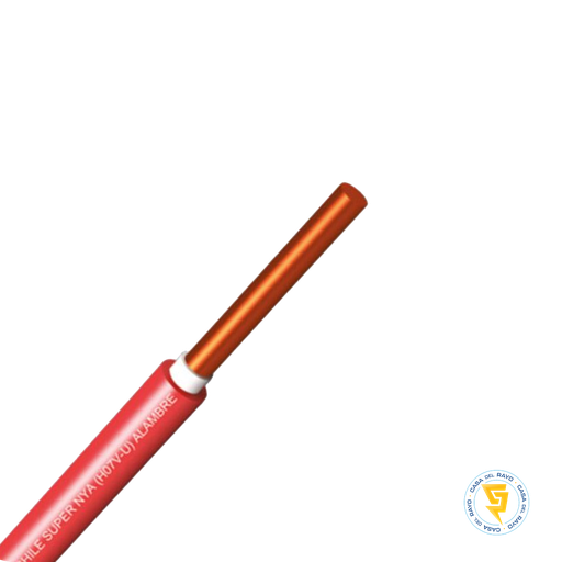 [H07V-U] ALAMBRE SUPER NYA 4MM ROJO