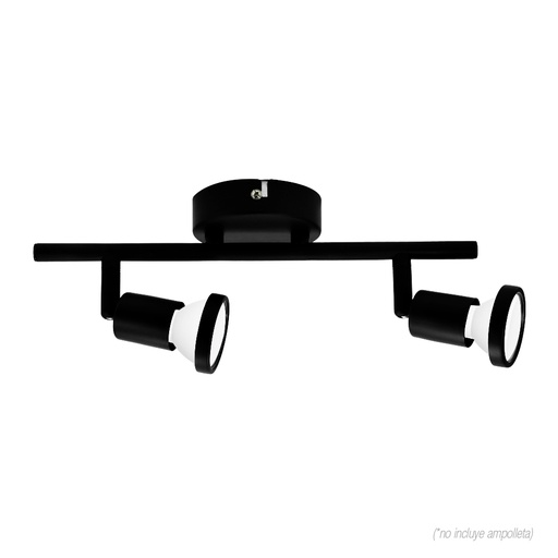 BARRA DE LUCES SOBREPUESTO 2XGU-10 VKB (NO INCLUYE AMPOLLETAS)