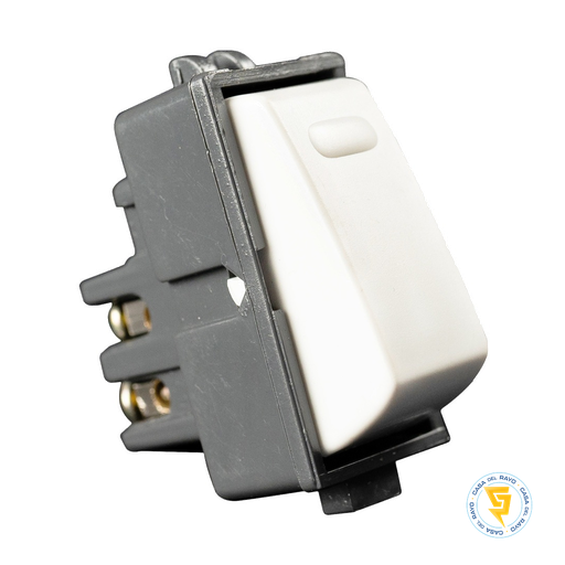 [0100IA0133] MODULO INTERRUPTOR PULSADOR NA ARIS BLANCO MEC