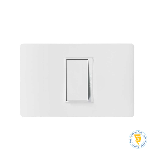 [PU1100] INTERRUPTOR SIMPLE 9/12 LUZICA BLANCO BTICINO