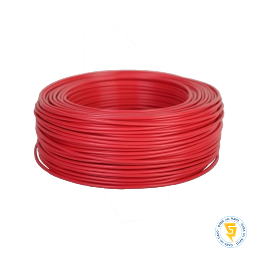 [H07V-U] ROLLO ALAMBRE SUPER NYA 2,5MM ROJO 100MT