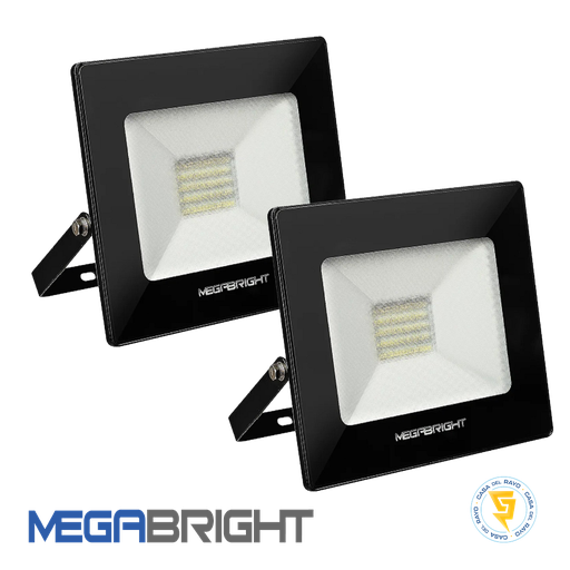 PACK 2 PROYECTORES LED 10 WATTS 6000K 800LM MEGABRIGHT