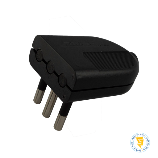 [0300MV0240] ENCHUFE MACHO CONVERTIBLE 2P+T 10A MEC