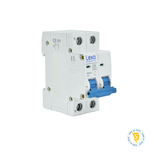 [5430025] INTERRUPTOR AUTOMATICO OMNIPOLAR 1P+N 25A/ CURVA C - 6K LEXO