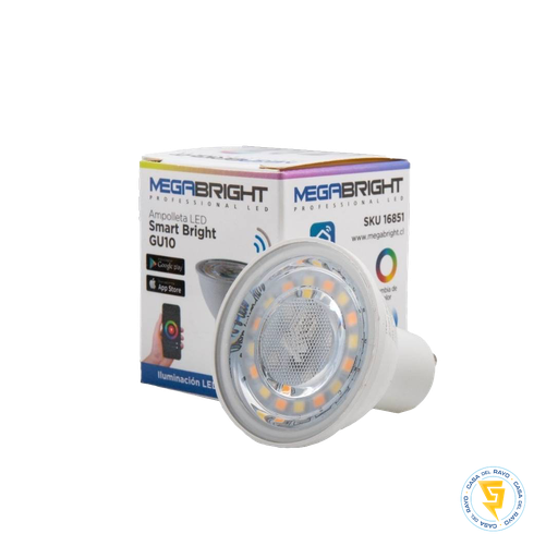 [16851] AMPOLLETA LED GU10 SMART BRIGHT RGB 5W MEGABRIGHT