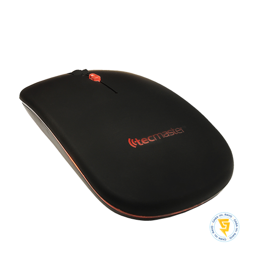 [TM-100516-BK] MOUSE DUAL RECARGABLE INALAMBRICO USB Y BT V5.0 NEGRO TECMASTER