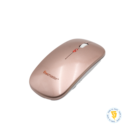 [TM-100516-PK] MOUSE DUAL RECARGABLE INALAMBRICO USB Y BT V5.0 ROSADO TECMASTER