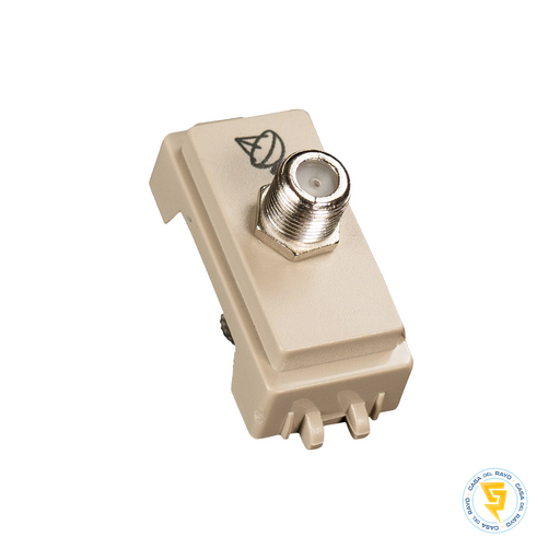 [ELPLPA025] MODULO TOMA COAXIAL ARIS BEIGE MEC 